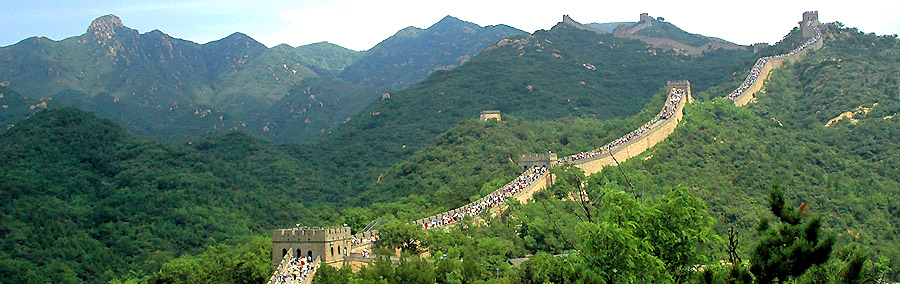 THE GREAT WALL OF CHINA AT BADALING